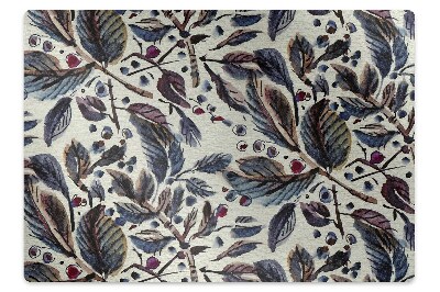 Padlóvédő székalátét Retro levelek