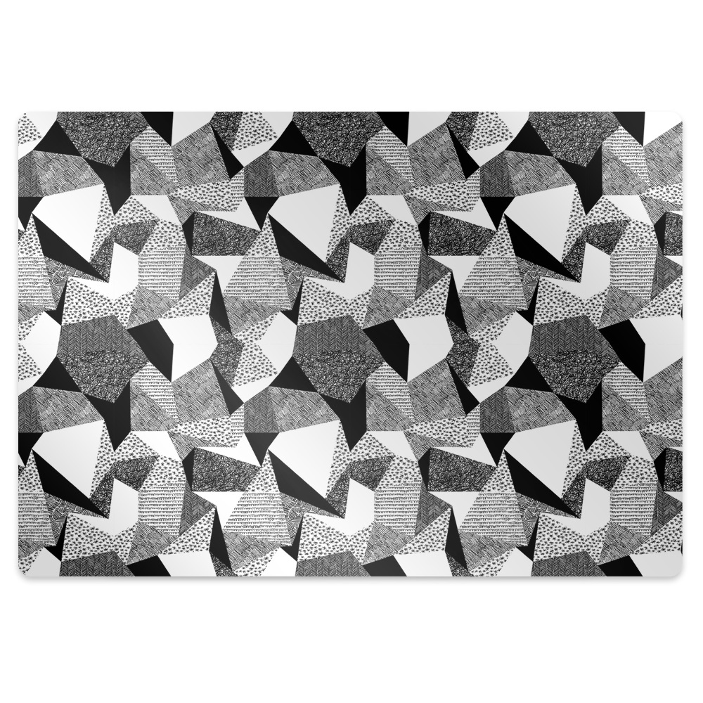 Padlóvédő székalátét Absztrakt rendetlenség