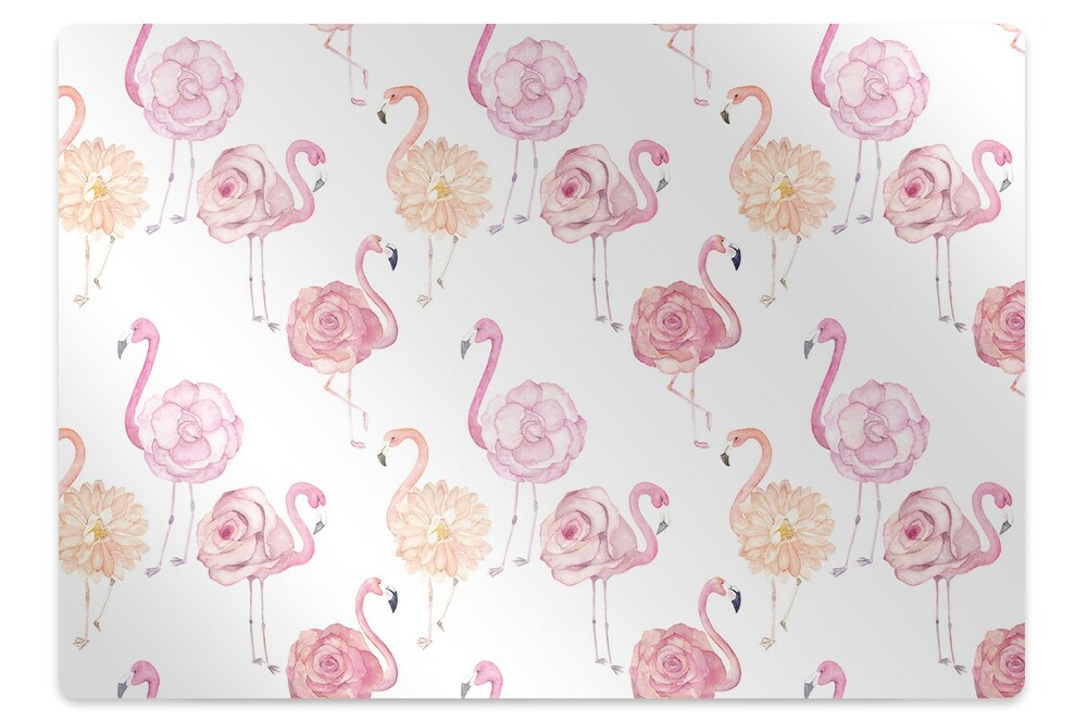 Szék szőnyeg Gyönyörű madarak és virágok