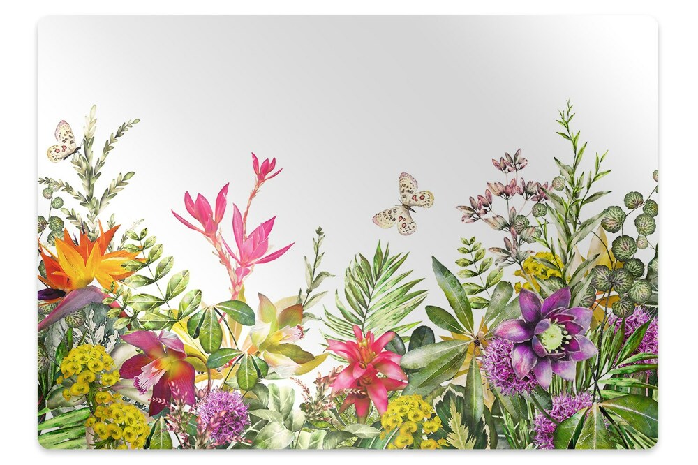 Padlóvédő székalátét Egzotikus növények