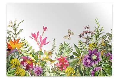 Padlóvédő székalátét Egzotikus növények