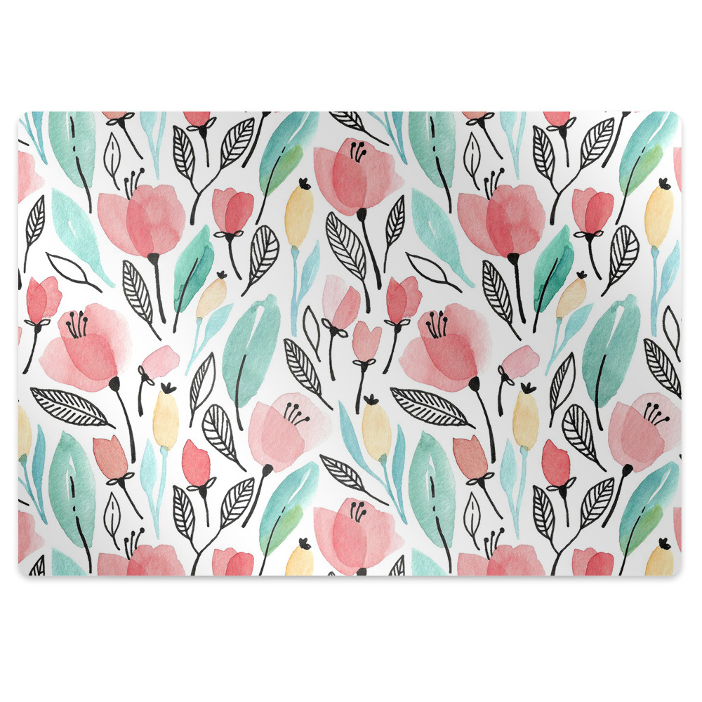 Székalátét Élénk virágok