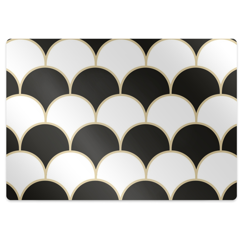 Padlóvédő székalátét Halpikkely mintázat