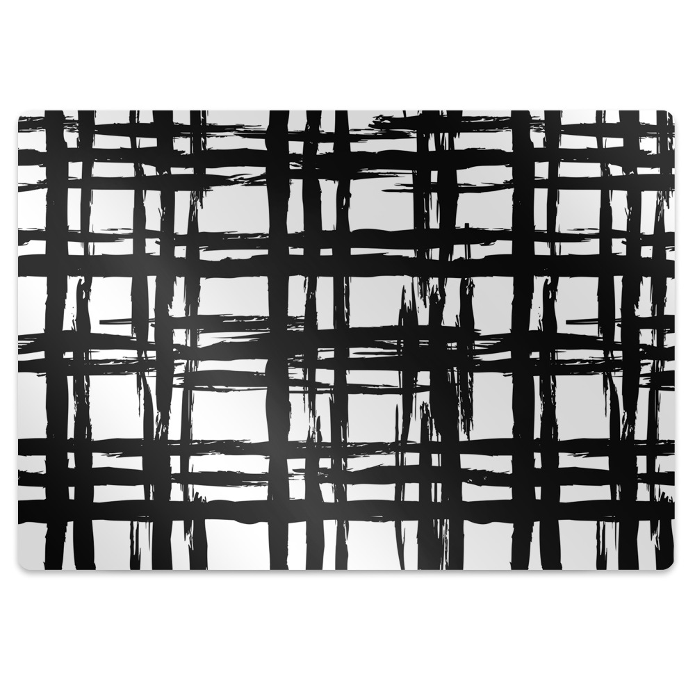 Padlóvédő székalátét Kockás motívum