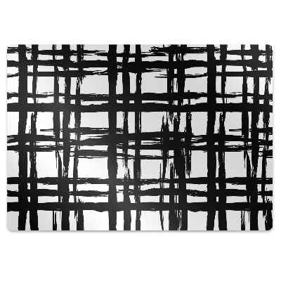 Padlóvédő székalátét Kockás motívum