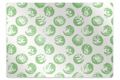 Padlóvédő székalátét Bélyegzett tükörképek