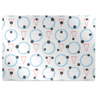 Padlóvédő székalátét Körök és geometriai formák