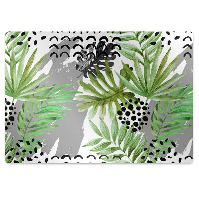 Szék szőnyeg Egzotikus levelek