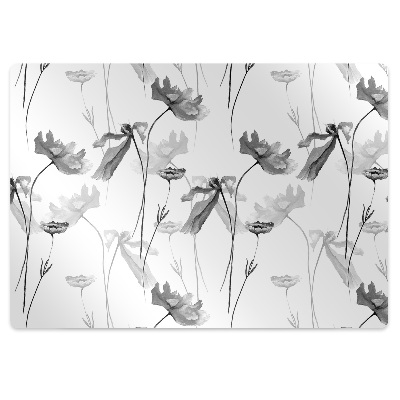 Padlóvédő székalátét Pipacsok