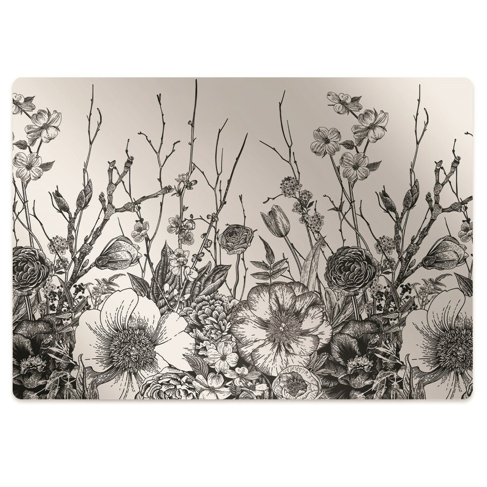 Szék szőnyeg Virágos mező