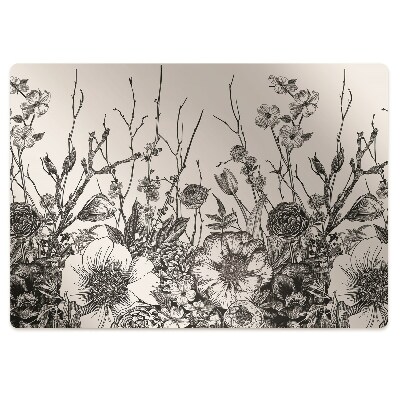 Szék szőnyeg Virágos mező