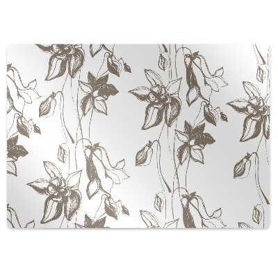 Székalátét Rajzolt virágok