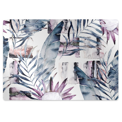 Szék szőnyeg Márványozott virágok