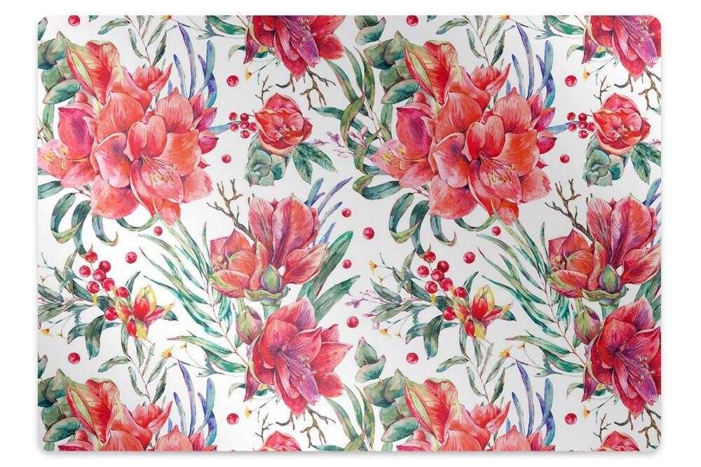 Szék szőnyeg Világos virágok