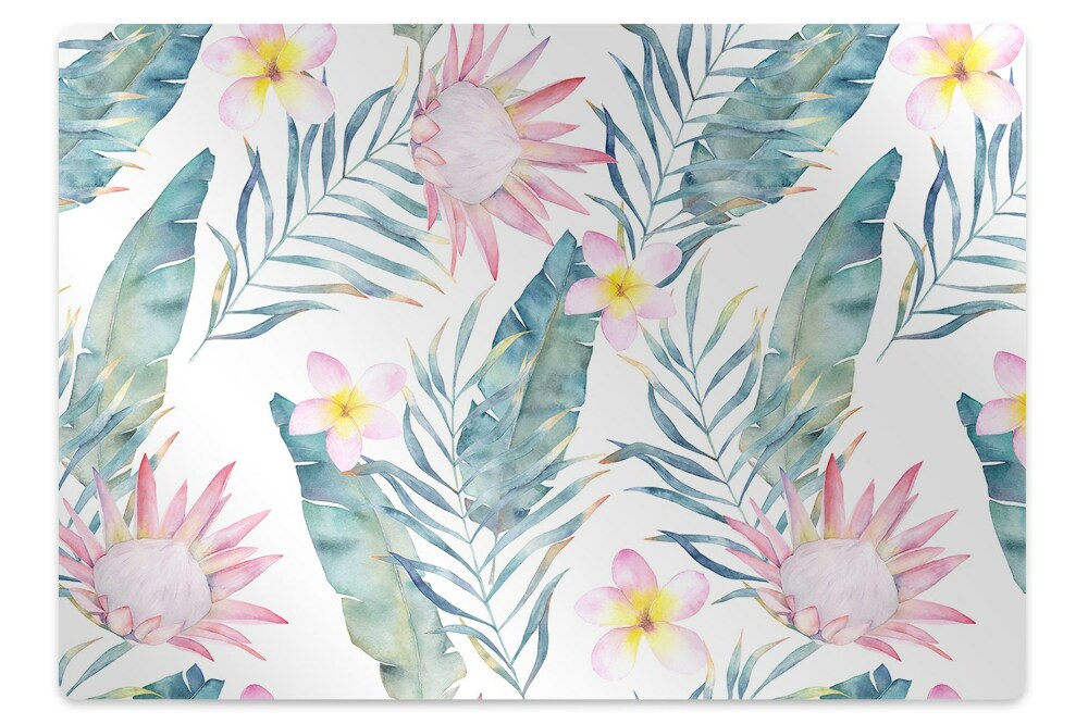 Szék szőnyeg Világos virágok