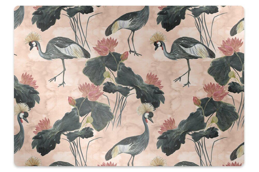 Szék szőnyeg Daruk a kínai kultúrából