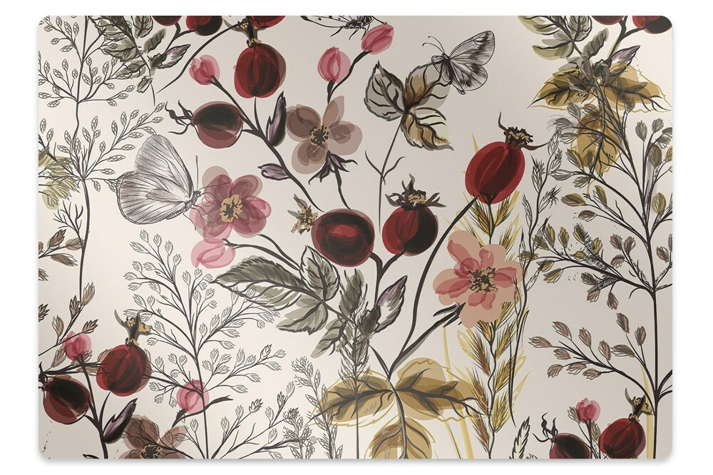 Padlóvédő székalátét Mezei virágok