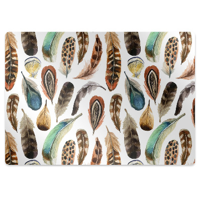 Szék szőnyeg Festett tollak