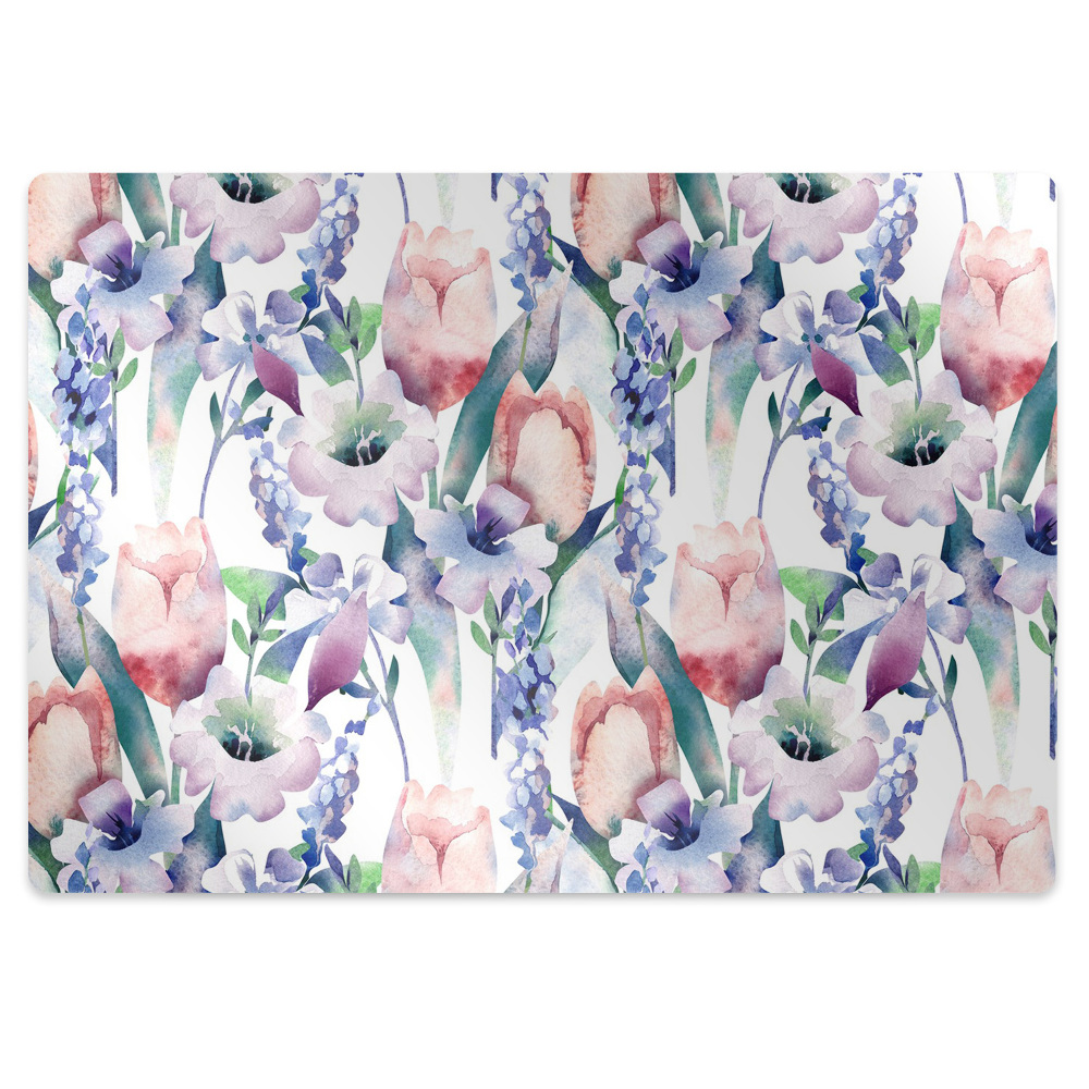 Padlóvédő székalátét Virágcsokor tavaszra