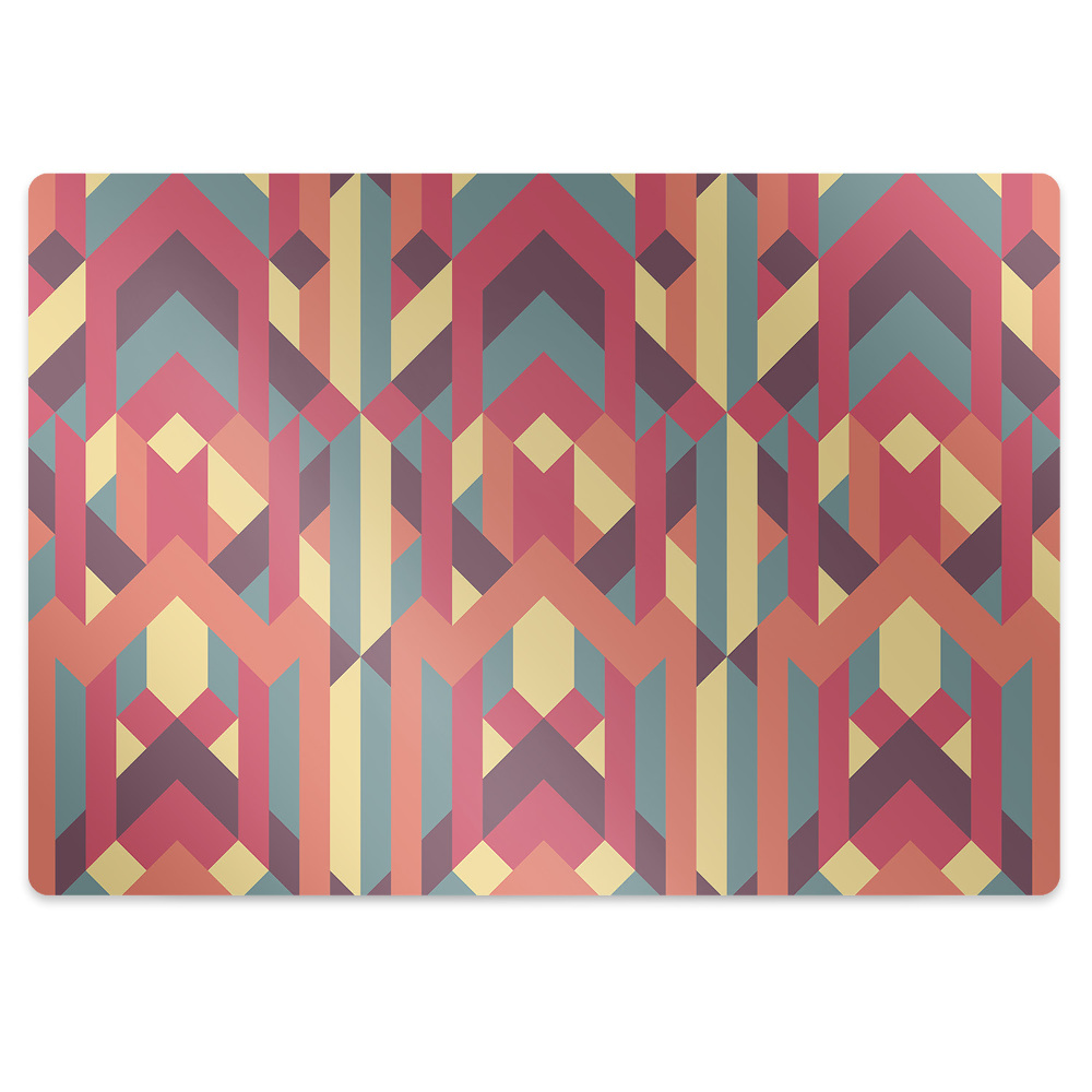 Szék szőnyeg Színes vonalak