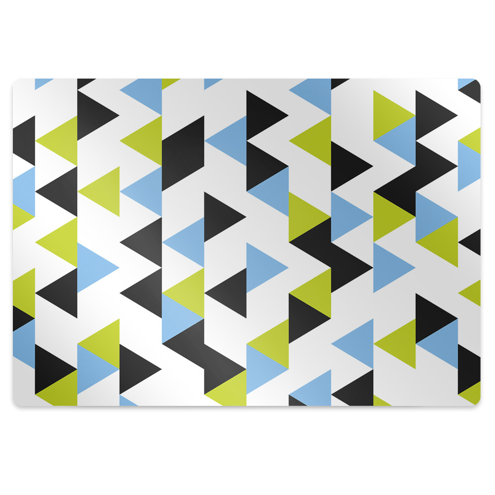 Padlóvédő székalátét Repülő geometriai formák