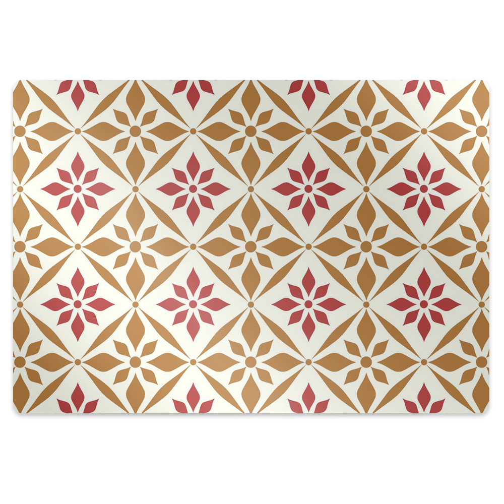 Padlóvédő székalátét Virágos motívum