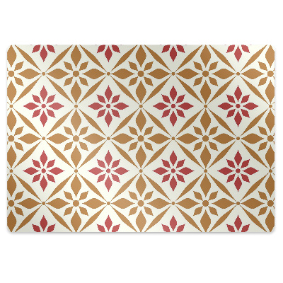 Padlóvédő székalátét Virágos motívum