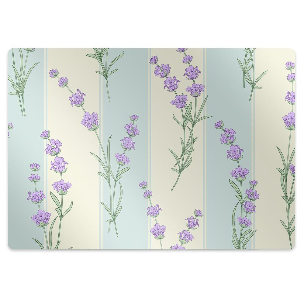 Padlóvédő székalátét Levendula virágok