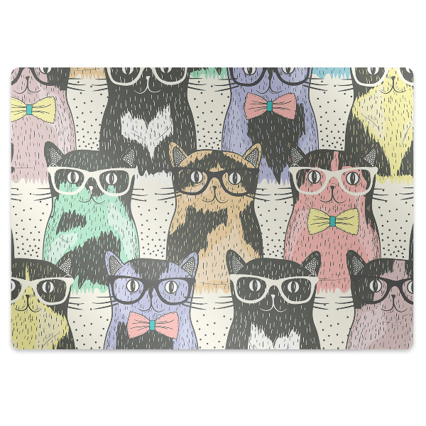 Padlóvédő székalátét Macska motívum