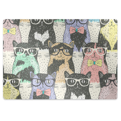 Padlóvédő székalátét Macska motívum