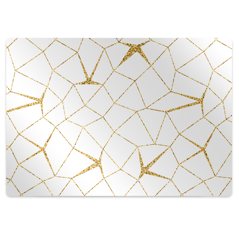 Padlóvédő székalátét Arany mozaikminta