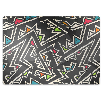 Padlóvédő székalátét Utcai festmények