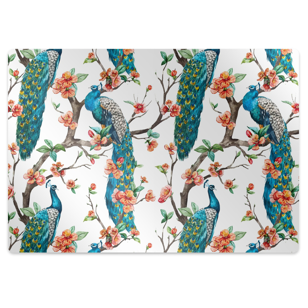 Székalátét Színes páva