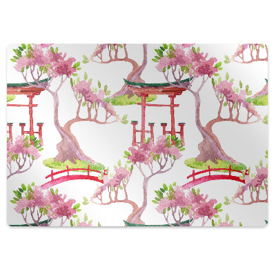 Padlóvédő székalátét Japán motívumok