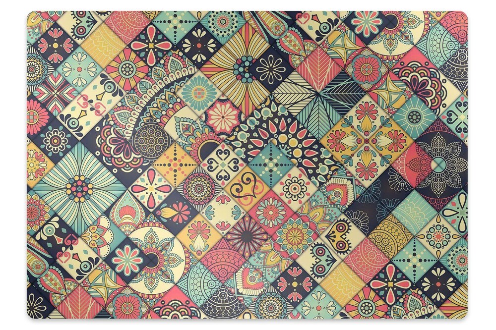 Szék szőnyeg Népi mozaik