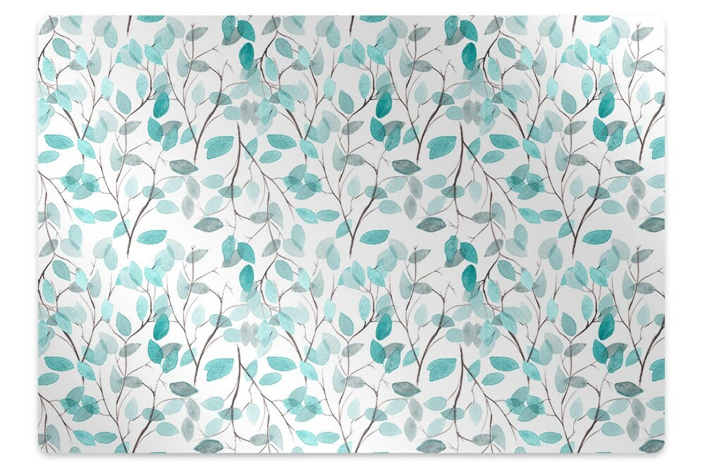 Padlóvédő székalátét Akvarell levelek