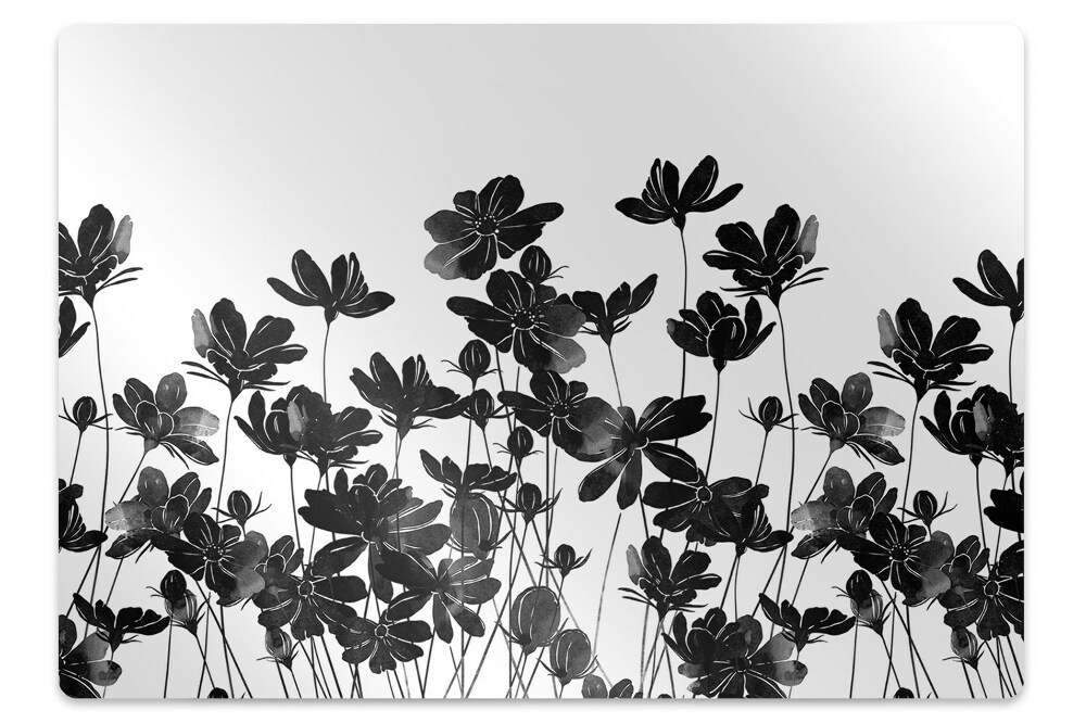 Szék szőnyeg Tájkép feketében