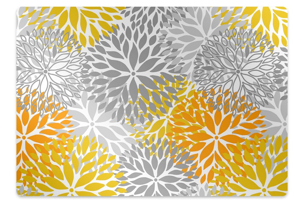 Szék szőnyeg Nagy szép virágok