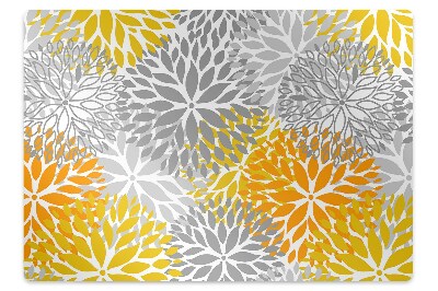 Szék szőnyeg Nagy szép virágok