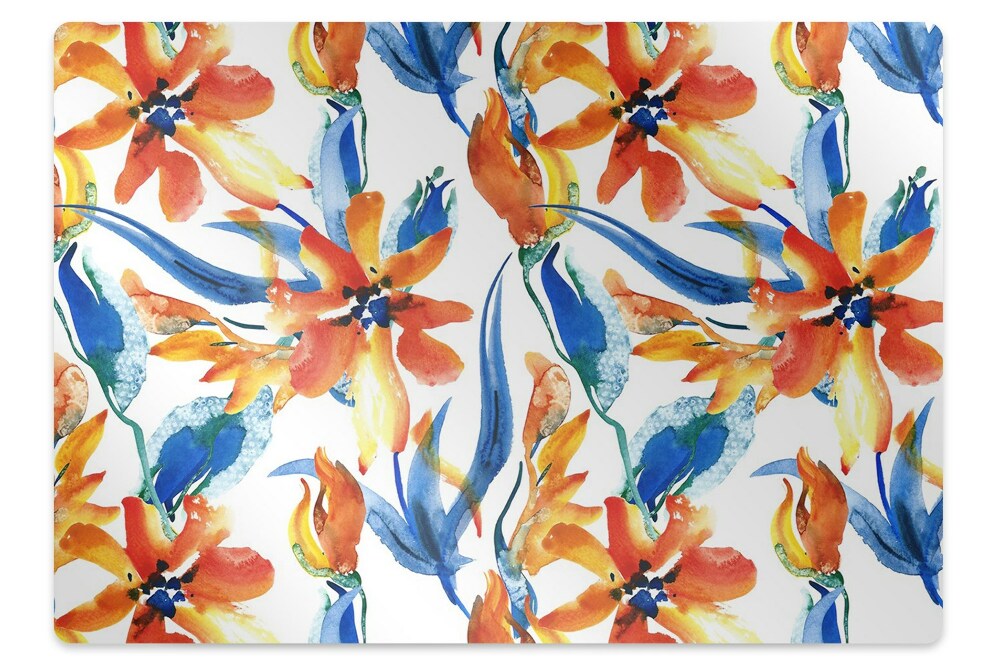 Padlóvédő székalátét Napfényes virágok