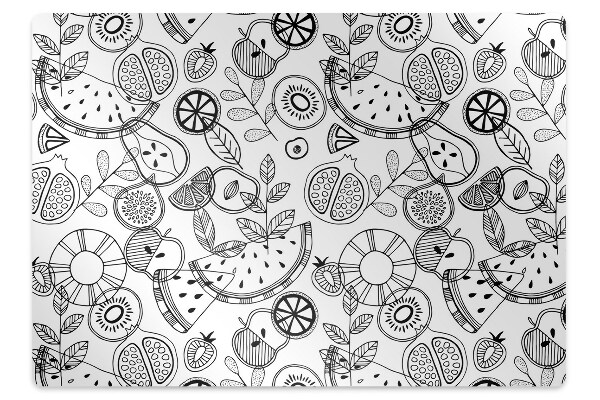 Székalátét Rajzolt gyümölcsök gyerekeknek