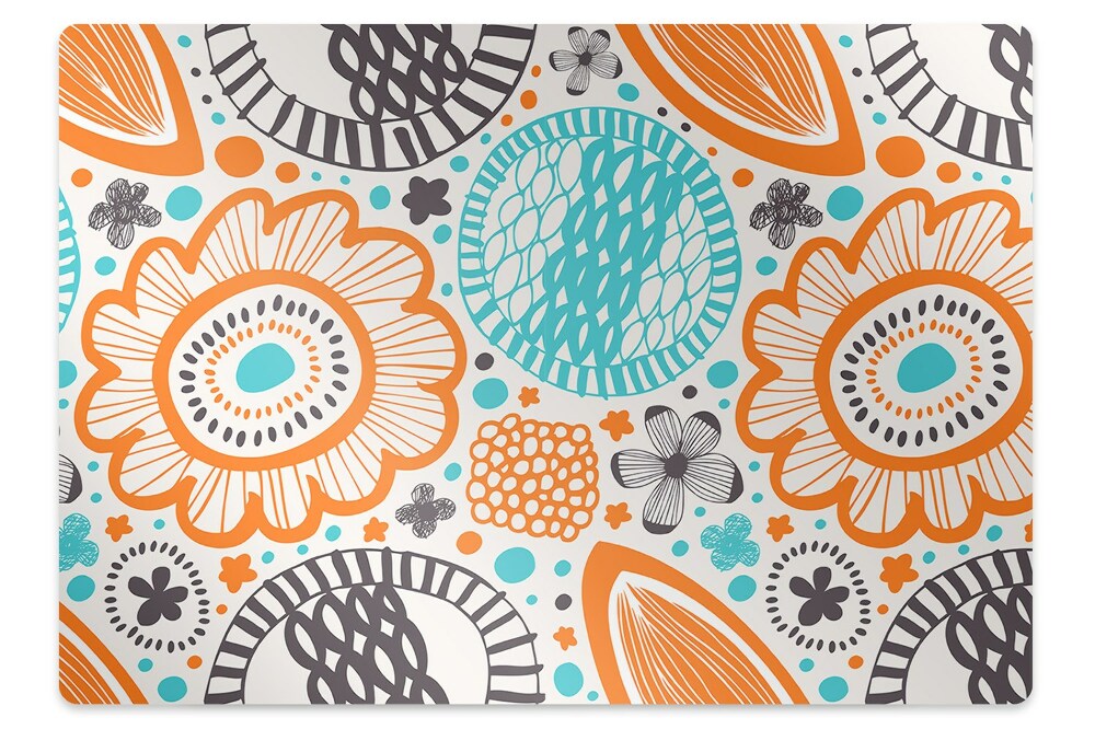 Székalátét Pasztell virágok