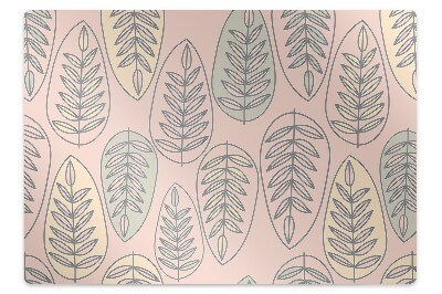 Szék szőnyeg Színes levelek