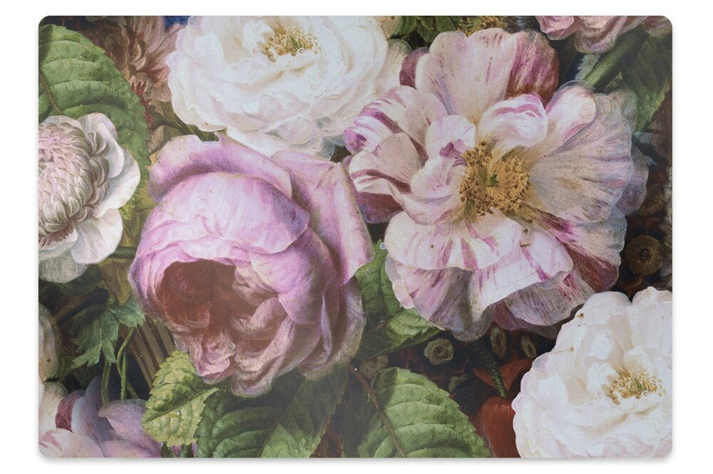 Padlóvédő székalátét Virágos kert