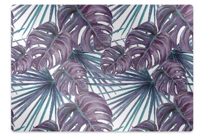 Szék szőnyeg Monstera levelek