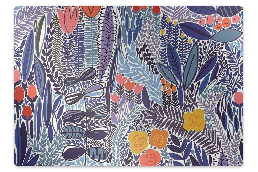 Padlóvédő székalátét Egzotikus növényvilág