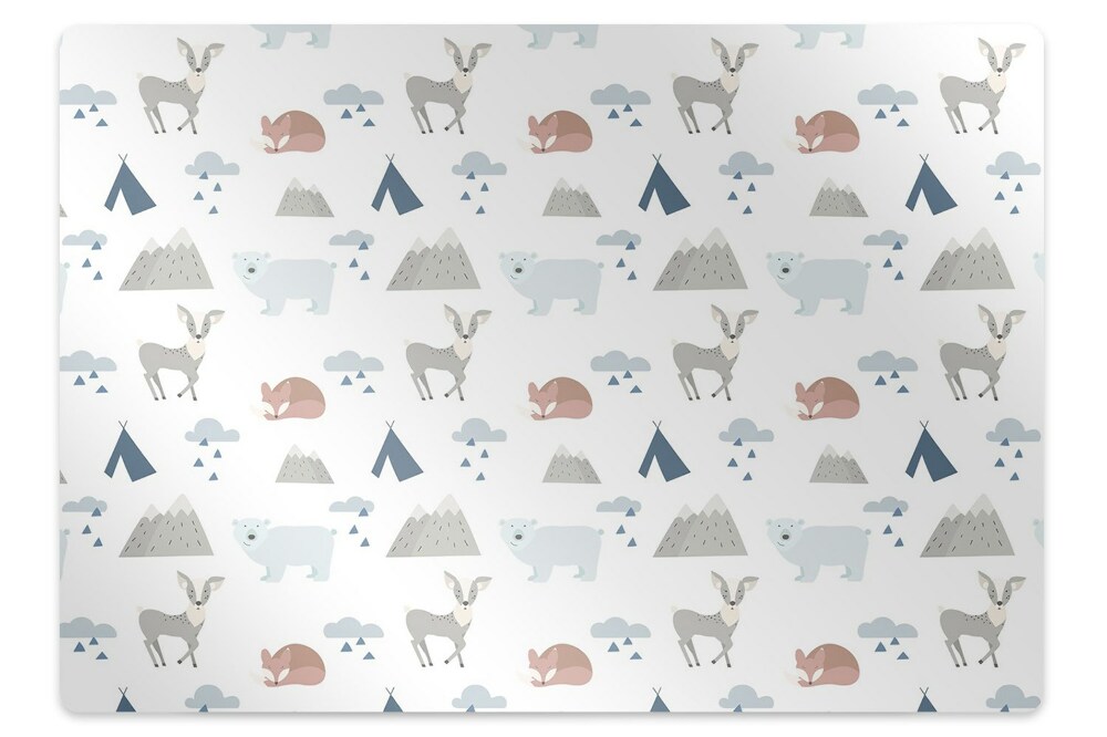 Padlóvédő székalátét Erdei lények