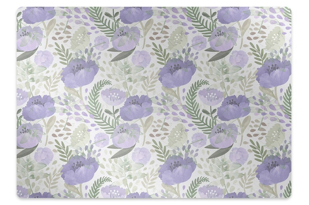 Padlóvédő székalátét Festett pipacsok