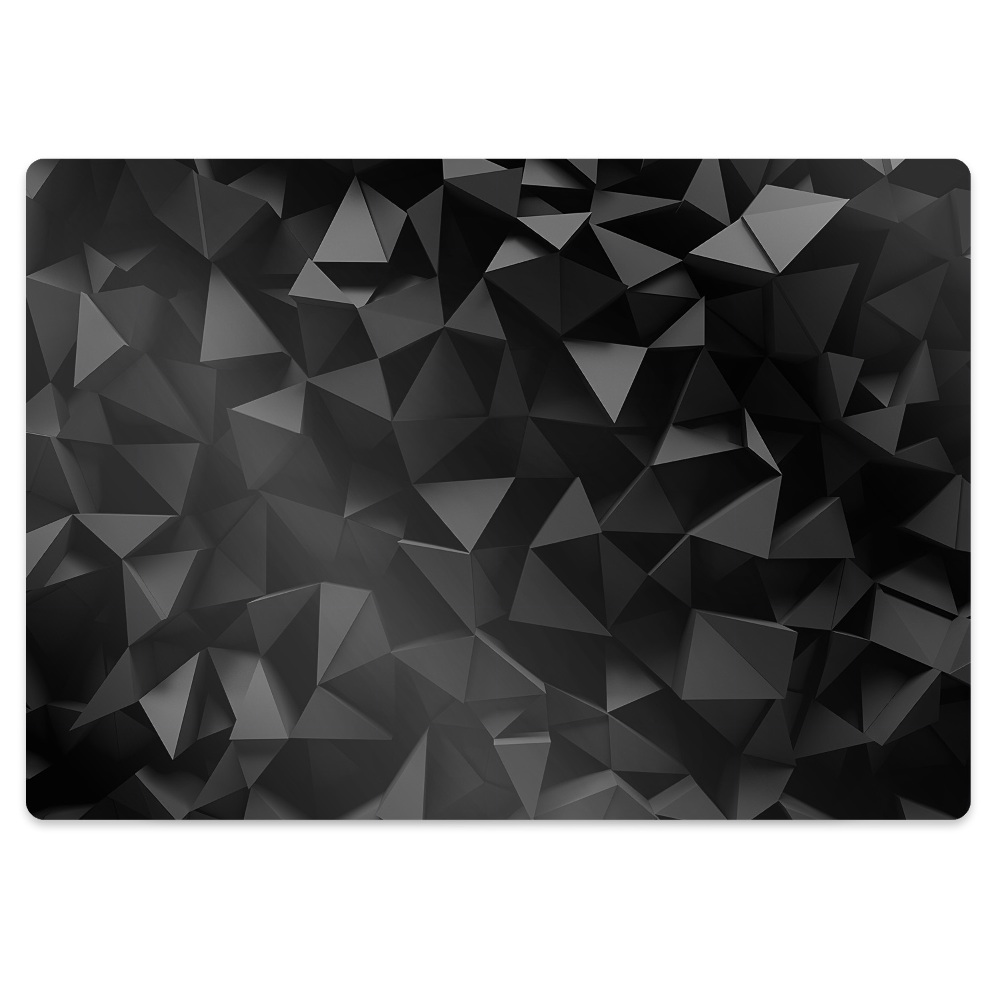 Padlóvédő székalátét Fekete fantázia