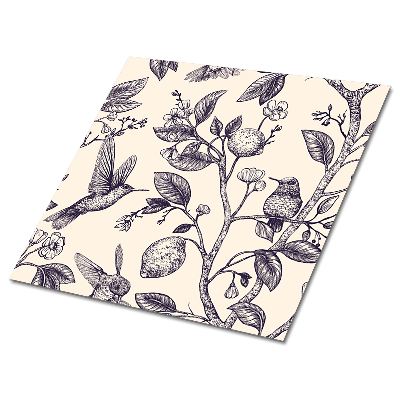 Vinyl csempe falra Madarak a fán